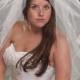 Waist Length Bridal Veil 1 Layer Bubble Veil 36 Inch 1 Tier Wedding Veil Ivory Tulle Veils Diamond White Veils Tull Veils