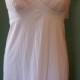 Exquisite white vintage women's slip by Vanity Fair, women's lacy lingerie, size 36, made in USA, item #20.5