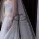 Wedding Veil Gorgeous Cathedral Drop Bridal Veil Pencil Edge DV36/120PE