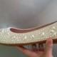 ivory flat shoes pearl flowers bridal flat shoes. prom flat shoes handmade custom wedding flat shoes bridesmaid flat shoes flats wedding