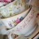 10 sets of vintage Tea Cups and Saucers for Tea Parties, Bridal Luncheons, Showers, Hostess Gift, Bridesmaid Gift