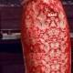 Traditional Chinese Wedding Gown Dinner Dress Cheongsam In Red And Gold