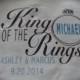 KING of the RINGS ring bearer t-shirt or onesie wedding getting married bride groom