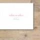 Wedding Thank You Cards . Personalized Wedding Cards . Bridal Shower Thank You Cards - So In Love