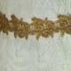 Metalllic Gold Flower Rose Lace Wedding Sash, Bridal Lace Sash, Gold Satin Sash, Black Sash, Prom Sash