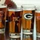 Personalized Initial NFL Pint Sized Beer Glass Groomsmen Gift Ideas