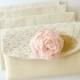 4 Bridesmaid Clutches Burlap and Lace Wedding Bridesmaid Gift Rustic Wedding Pink Bridesmaid Purse Ivory Wedding Clutch Burlap Clutches