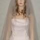 Bridal Veil Organza Ribbon Edge  White, Diamond White, Ivory or Champagne Wedding Veil