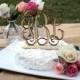 Rustic Wedding Cake Topper - Personalized, Rustic Wedding, Monogram Cake Topper, Wood // CT01