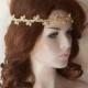Wedding Gold Rhinestone Headband, Bridal Hair Accessory, Bridal Headband, Bridal Headbands, Wedding Hair Accessory