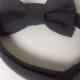 Black Wedding and Formal Wear Dog or Cat Collar with Available Matching Bow Tie