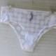 white sheer panties size  x large size 8