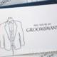 Will You Be My Groomsman, Best Man, Wedding party... Bridal Party Tuxedo Suit Cards - Groomsmen Ask Cards (Set of 5)
