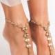 Champagne Gold Bridal barefoot sandals-Beach wedding foot jewelry-Pearl Bridal accessory-Beaded Barefoot Sandles-Bridal Dance Shoes-Soleless