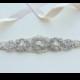 Victorian Bridal Brooch Art Deco Bustier Wedding Dress Sash Jewelry Crystal Belt