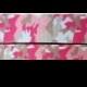 3 Yards 7/8" Pink Desert Camo Grosgrain ribbon