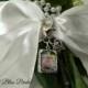 Wedding Bouquet photo charm -Living or Memory Keepsake -  heart charm - Diy photo or request a custom order to include your photo