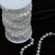 Acrylic Clear beads Strands Garland 30 Meters Roll x 1 for Wedding tree centerpiece bouquet Floral Craft Cake Decoration