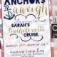 Anchors Aweigh Bachelorette Cruise Invitation