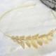 Gold Grecian  leaf Headband for your wedding