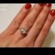 Asscher Cut CZ Engagement Ring 4 Prong Sterling Silver 2.25- 3.2 Carat Cubic Zirconia Promise Ring Solitaire Faux Diamond Simulant Size 3-13