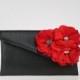 Red Bridesmaid Clutch, Red Wedding Party Clutch or any other color