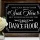 You Can Find Your Seat Here Printable Wedding Sign  // Black and White // 5 Sizes // DIY Instant Download PDF // Ready To Print