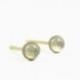 Stud Earrings in Stardust, 14kt Gold Filled, Teeny Tiny Handmade Jewelry