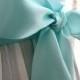 Aqua blue Seafoam wedding sash, bridal sash, bridesmaid sash, bridal belt, 2.25 inch satin ribbon