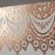 Elegant   Exotic Wedding Invitations In Copper Shine Foil