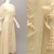 Vintage Bridal Dress- 80s Wedding Gown - Ballet Length Wedding Dress