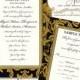COMMERCIAL Weddings Engraved Foliage Swirl Scroll Motif Damask Invitation Layout A7, A2 Frames png Files Digital Frame Border E15-06A-COM
