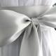Silver / Gray / Pewter / Platinum wedding sash, bridal sash, bridesmaid sash, bridal belt, gown sash, Communion dress sash, 3 inch satin