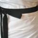 Black Velvet Ribbon, 1 Inche Wide, Black Ribbon Sash, Black Bridal Sash, Wedding Belt, 4 Yards