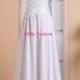 Breathtaking beach lace wedding dress with stunning low back and floaty skirt, boho wedding dress