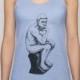 The Thinker Unisex Tank Top By Gareth Southwell