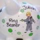 Ring Bearer Gift for Wedding Piggy Bank Personalized