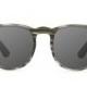 Groomsmen Gift Sunglasses, Unisex Wood Sunglasses, Smoke Frame Wooden Sunglasses