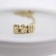 Personalized Mini Initials Gold Necklace - Love Necklace - Custom Bridal Monogram Wedding Jewelry