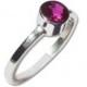 Ruby Engagement Ring White Gold Rings for Women