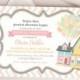 Disney UP Wedding Bridal or Baby Shower Printable Invitation Design "Our Greatest Adventure" Carl & Ellie's House Going to Paradise Falls