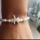 Pearl Starfish Bracelet Flower Girl Bridal Jewelry Bridesmaid Bracelet Gift Flower Girl Bracelet