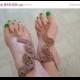 ON SALE Barefoot sandals Beach anklet Beach wedding Dancing Crochet Yoga shoes Nud