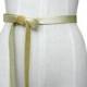 Leather Ribbon Belt Leather Bow Belt Leather Tie On Belt Wedding Dress Belt Bridesmaid Belts Skinny Leather Belt Gold Leather Strap Belt