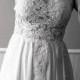Floor Length Ivoryor White Lace, Tulle and Chiffon Wedding Dress Gown.