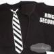Ring Security Ring Bearer T-shirt on Back Tie on Front