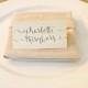 Hand-Written Calligraphy Customized First and Last Name Fun Design Wedding Place Cards Pick Your Colors