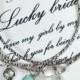 Charcoal gray bridesmaid bracelet,mint gray bangle set ,Mint bracelet,Bridesmaid Jewelry Bridesmaid Wedding Bridal Jewelry -Bridesmaid gifts