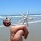 Nautical Beach Bobby Pins- Seashell and Starfish Bobby pin Set