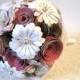 Floral Romance: A Rustic Fairytale Paper Mixed Wildflower Bouquet Ready to Ship